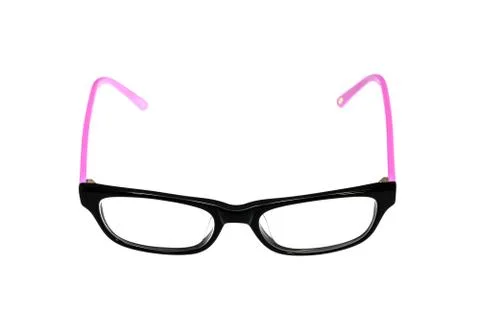 Eyeglasses isolated on white background Stock Photos