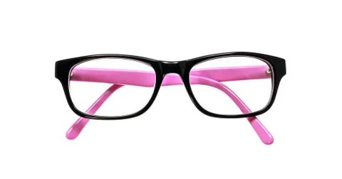 Eyeglasses isolated on white background Stock Photos