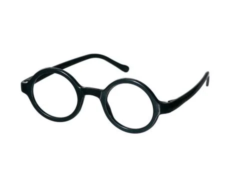 Eyeglasses on Isolated White Background Stock Photos