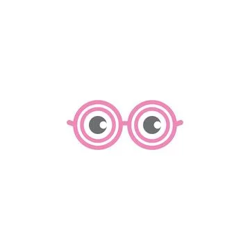 Eyeglasses logo vector Stock Illustration