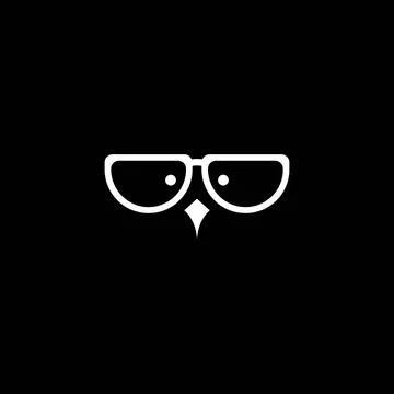 Eyeglasses logo vector Stock Illustration