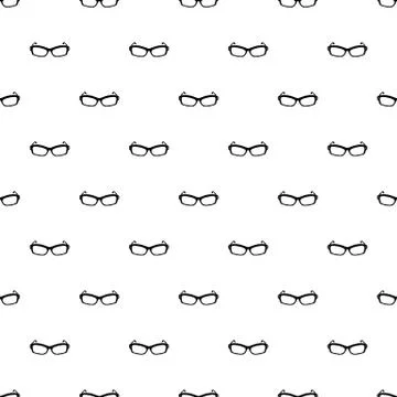 Eyeglasses pattern seamless Stock Illustration