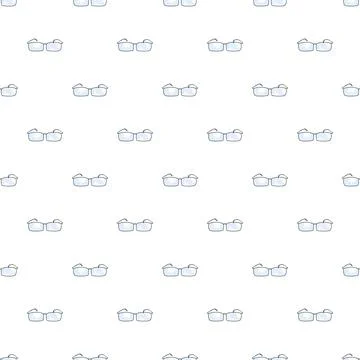 Eyeglasses seamless pattern creating an optical background 스톡 일러스트