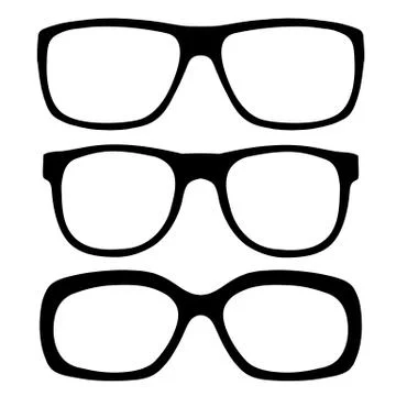 Eyeglasses set Stock Illustration