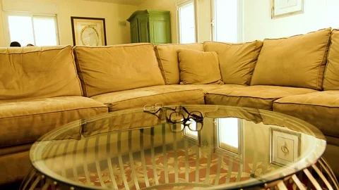 Eyeglasses on table Stock Footage 89479751