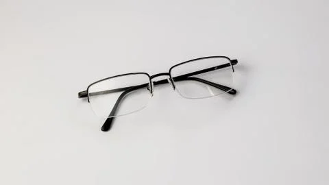 Eyeglasses on white background isolate Stock Photos