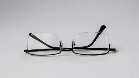 Eyeglasses on white background isolate Stock Photos
