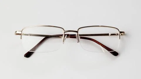 Eyeglasses on white background isolate Stock Photos