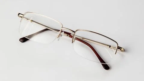 Eyeglasses on white background isolate Stock Photos