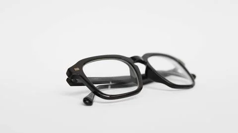 Eyeglasses on a white background Stock Photos