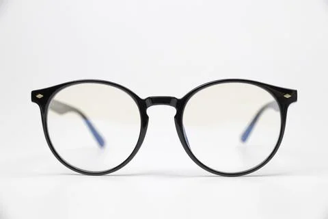 Eyeglasses on white 스톡 사진