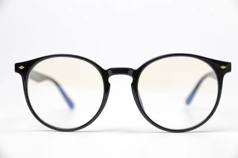 Eyeglasses on white Fotos de archivo