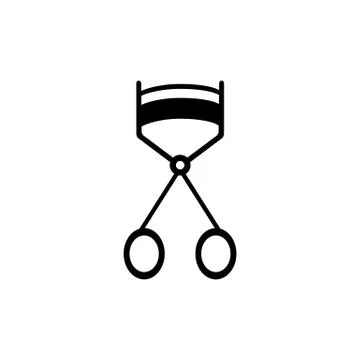 Eyelash curler icon element of make up icon for mobile concept and web apps.  Stock Illustration