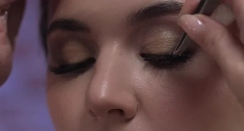 Eyelash extensions Stock Footage 149548865