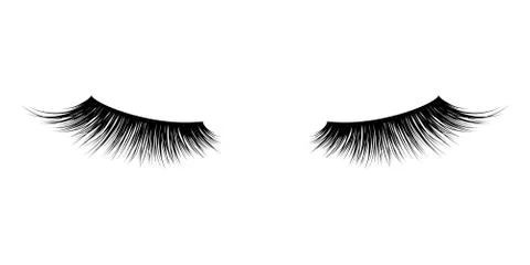 Eyelash or lash mascara vector icons Stock Illustration