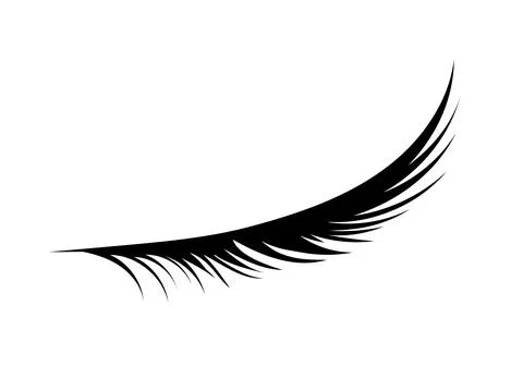 Eyelashes Logo Vector Stock Illustration