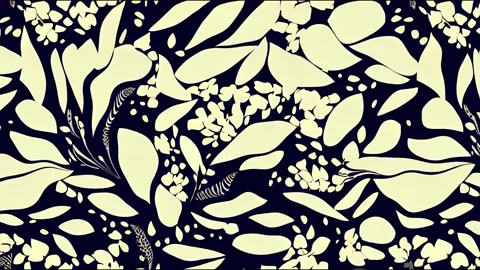 Eyelashes seamless animation. Black-white abstract print with closed female Stock Footage 220122085