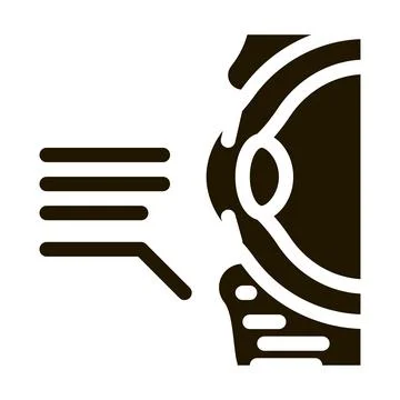 Eyelid correction surgery icon Vector Glyph Illustration Stock Illustration