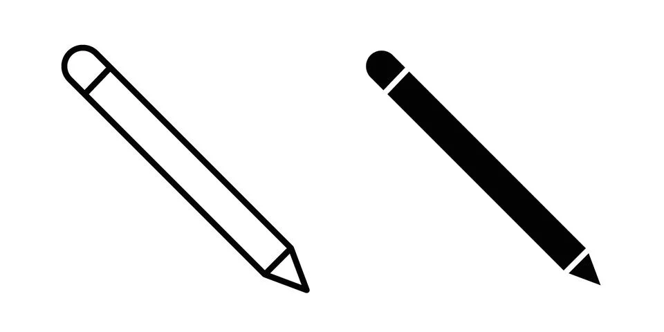 Eyeliner icon black vector isolated on white Stock Illustration