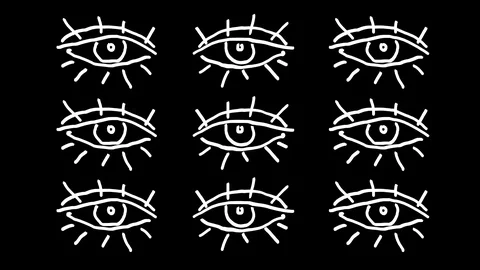 Eyes Animation. Stock Footage 116111253