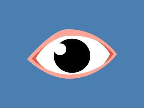 Eyes that are looking,  vision concept Stock Illustration