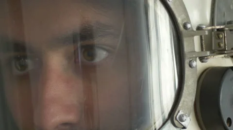 Eyes of an Astronaut Stock Footage 63510582