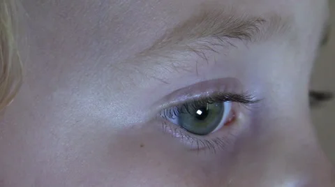 Eyes of child Stock Footage 27827855