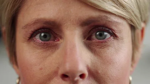 Eyes of different races representatives looking into camera Stock Footage 170364200