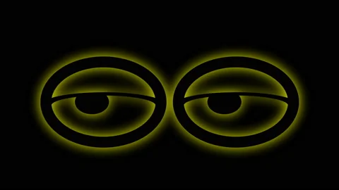 EYES glow Stock Footage 154054420