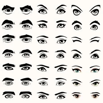 Eyes Illustrazione stock
