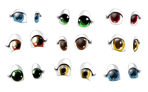 The eyes Stock Illustration