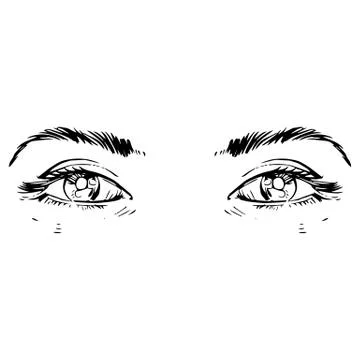 Eyes Illustrazione stock