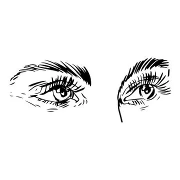 Eyes Stock Illustration