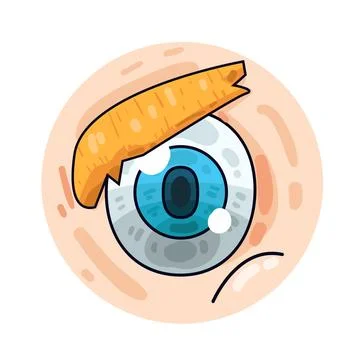 Eyes illustration Stock Illustration