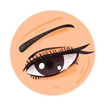 Eyes illustration Stock Illustration