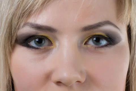 Eyes looking at camera Foto stock