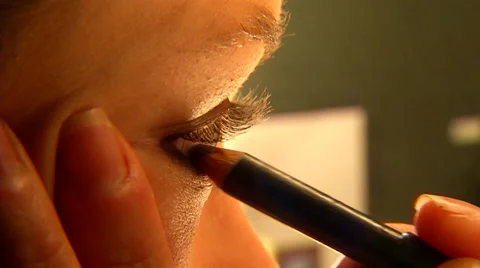 Eyes Make-up Video stock 34977834
