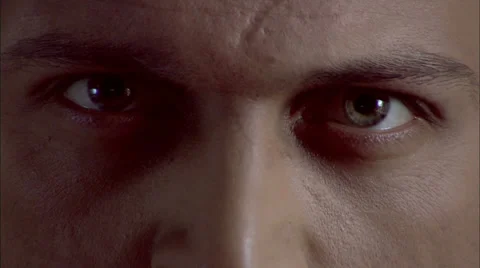 Eyes The Man Stockbeeldmateriaal 25886382