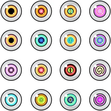 Eyes-Metaverse Stock Illustration