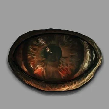 Eyes monster Stock Illustration