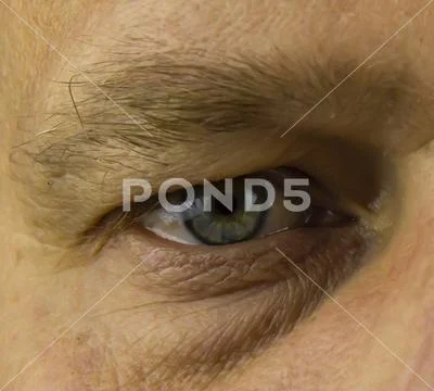 Eyes of a person without a face - middle-aged men Stock Photos