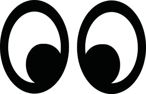 Eyes squint Stock Illustration