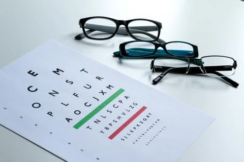 Eyes Test. Stock Photos