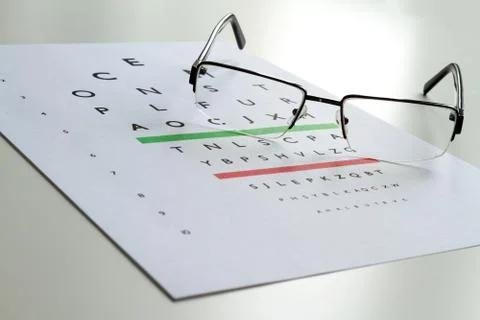 Eyes Test. Stock Photos
