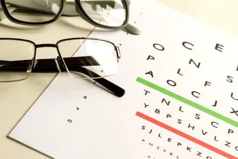 Eyes Test. Stock Photos