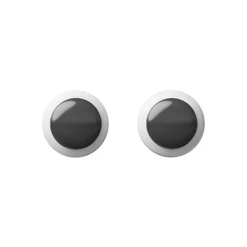 Eyes wide open realistic vector 3D design, emoji emoticon volume face elements Stock Illustration