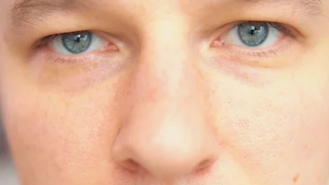 The eyes of a young man. Close-up Stock Footage 103174936