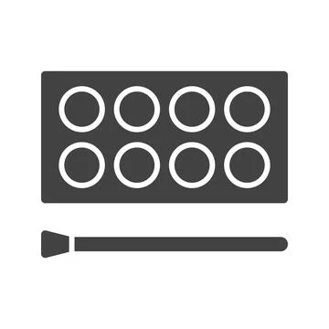 Eyeshades icon vector image. Stock Illustration