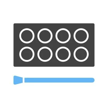 Eyeshades icon vector image. Stock Illustration