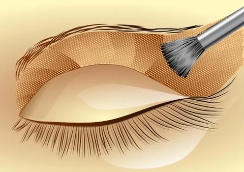 Eyeshadow Illustrazione stock